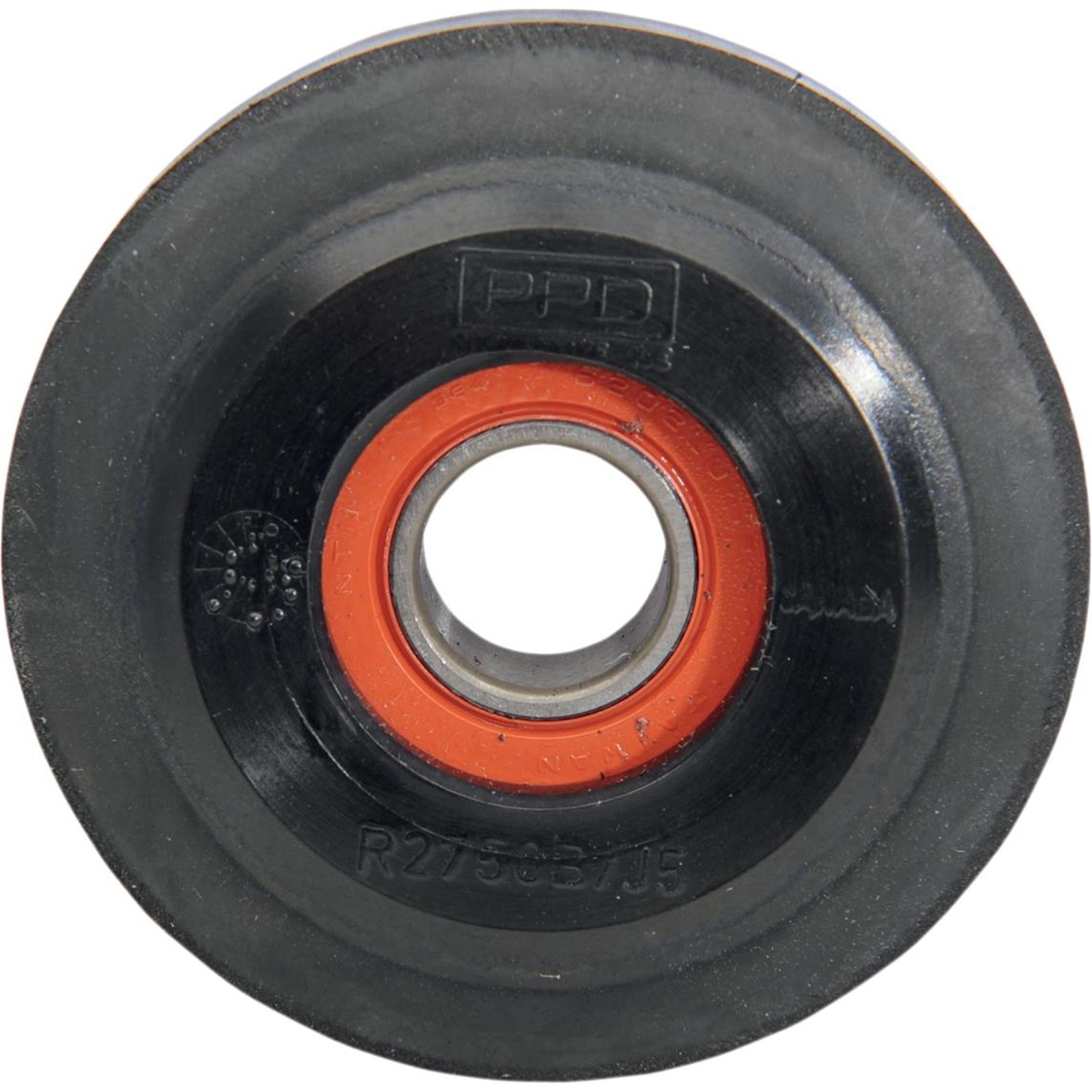 Parts Unlimited Idler Wheel with Bearing - Standard 2.75" Black