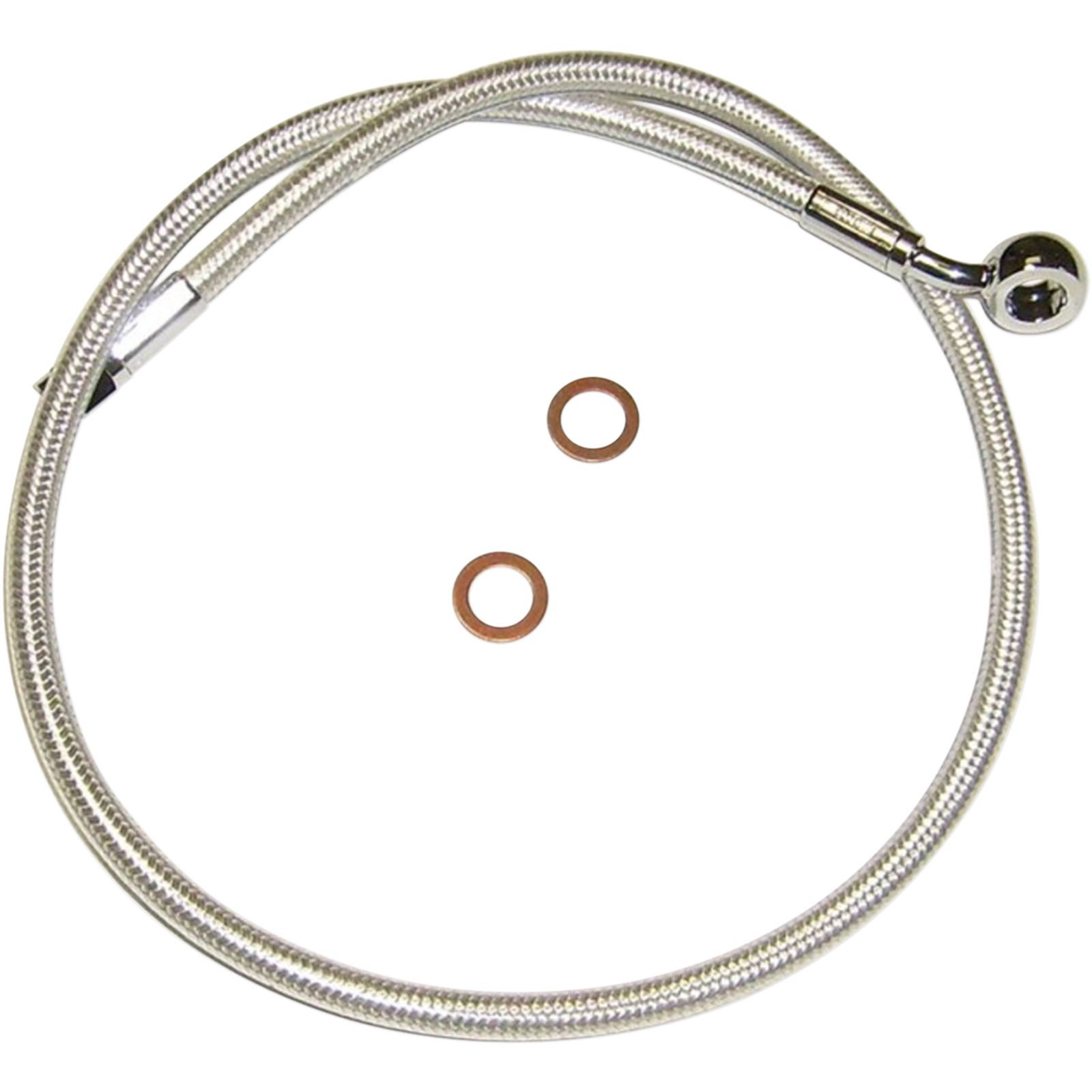 Magnum Sterling Chromite II Designer Series ABS Front Upper Brake Line Kit - 10mm,deg. Banjo - 27in. AS37127