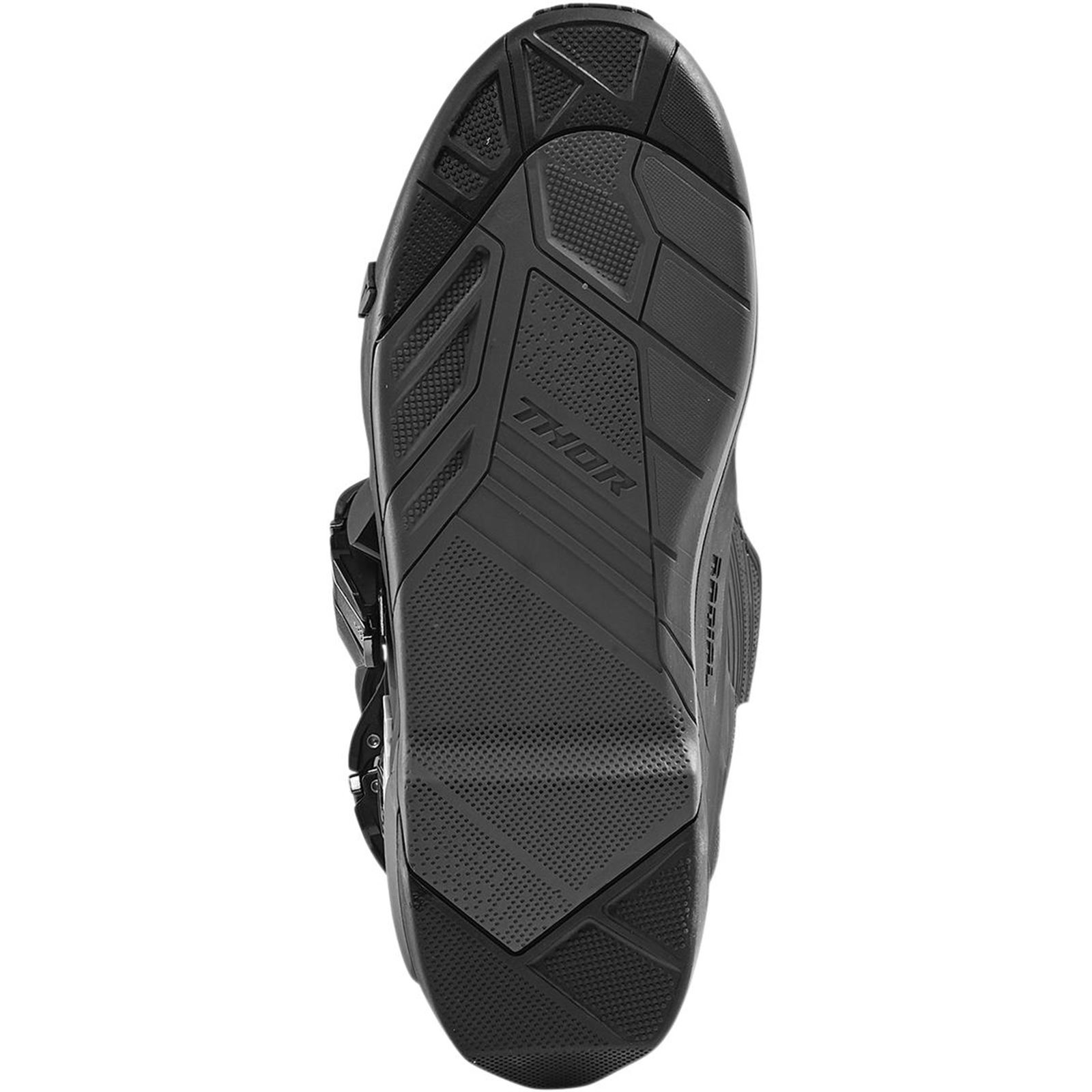 Thor Radial Boots Replacement Outsoles Black/Gray - 12-13