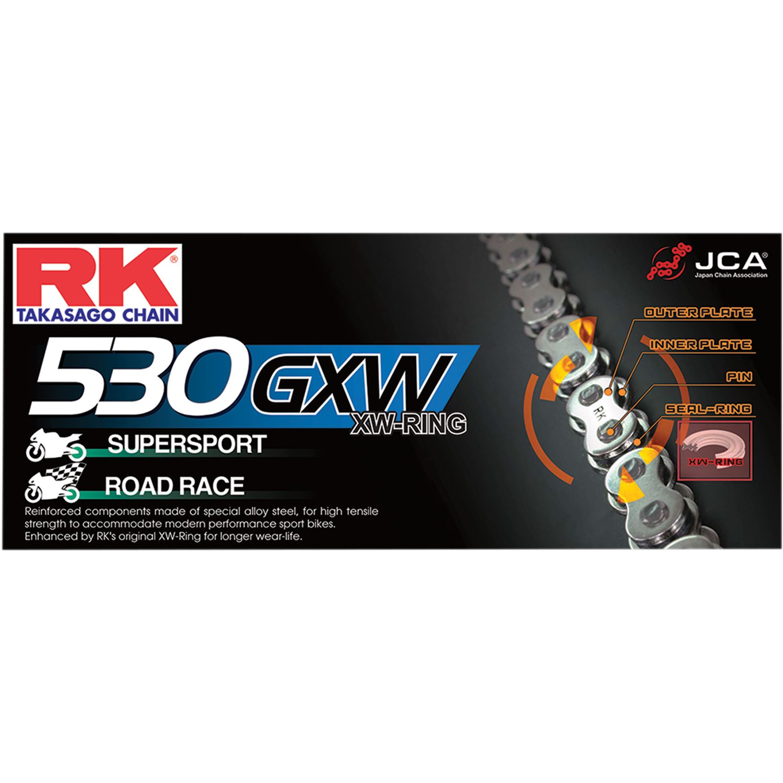 RK Excel BC 530 GXW - Chain - 150 Links