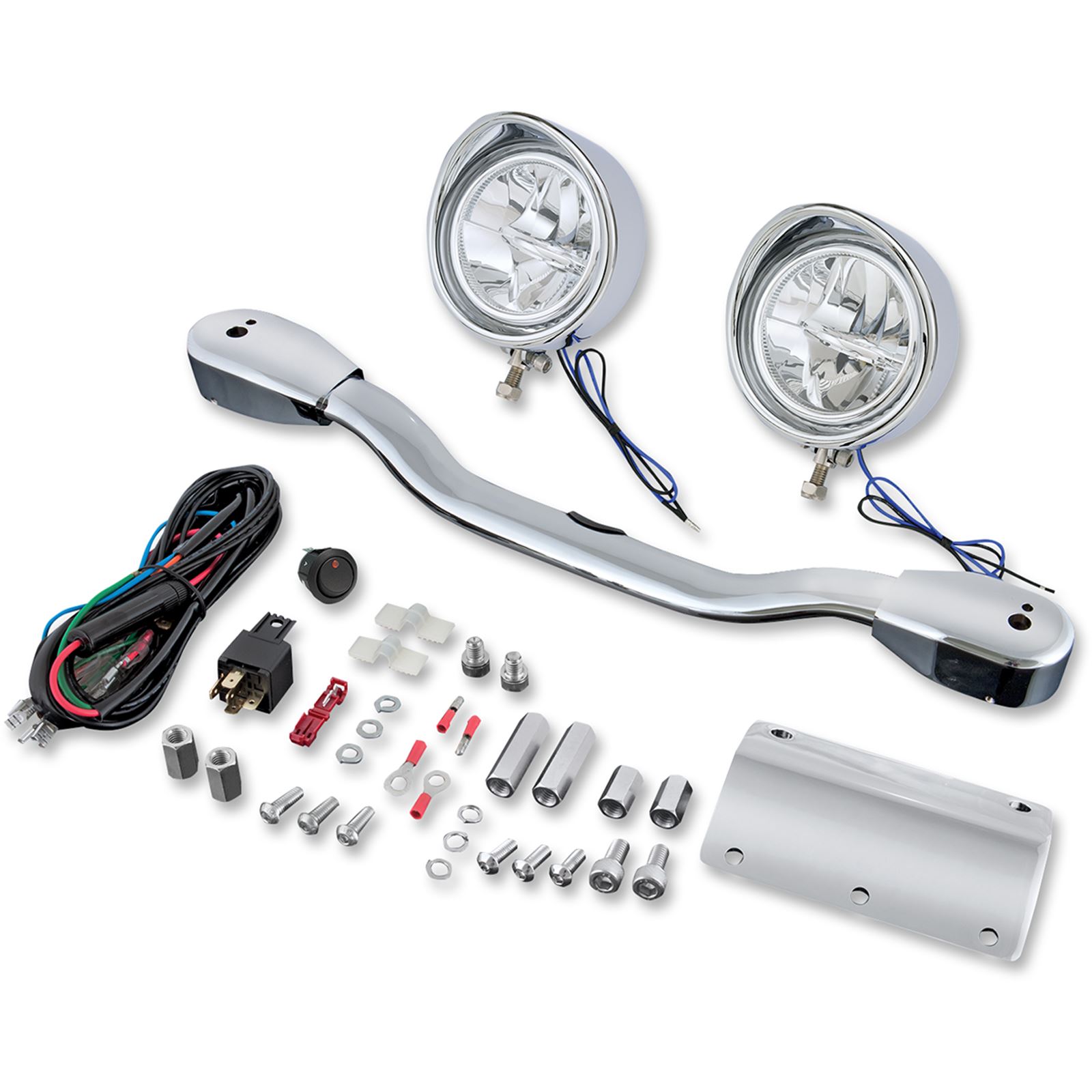 Show Chrome LED Elliptical Driving Light Kit - VTX18