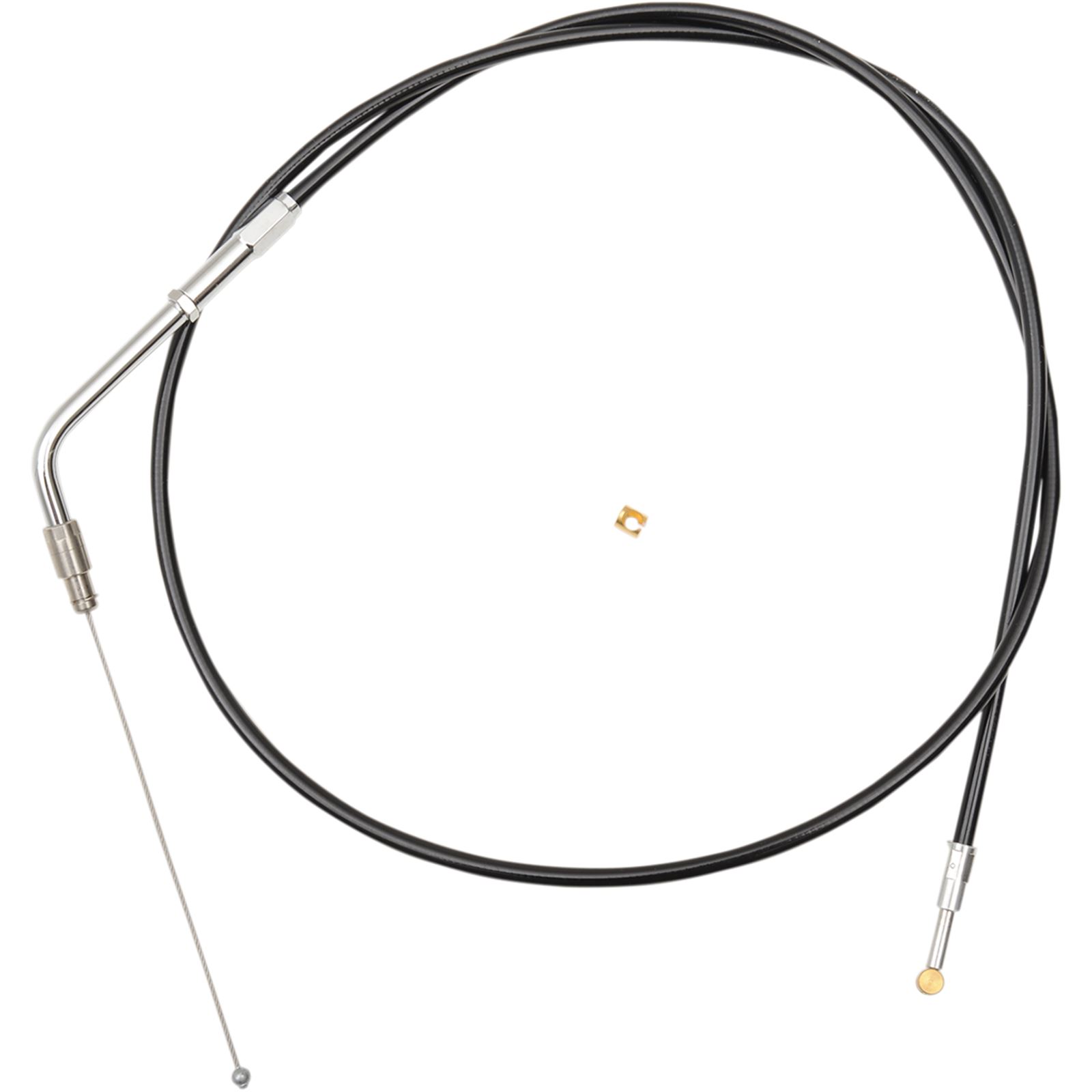 LA Choppers 15" - 17" Black Throttle Cable for '96 - '15 Softail