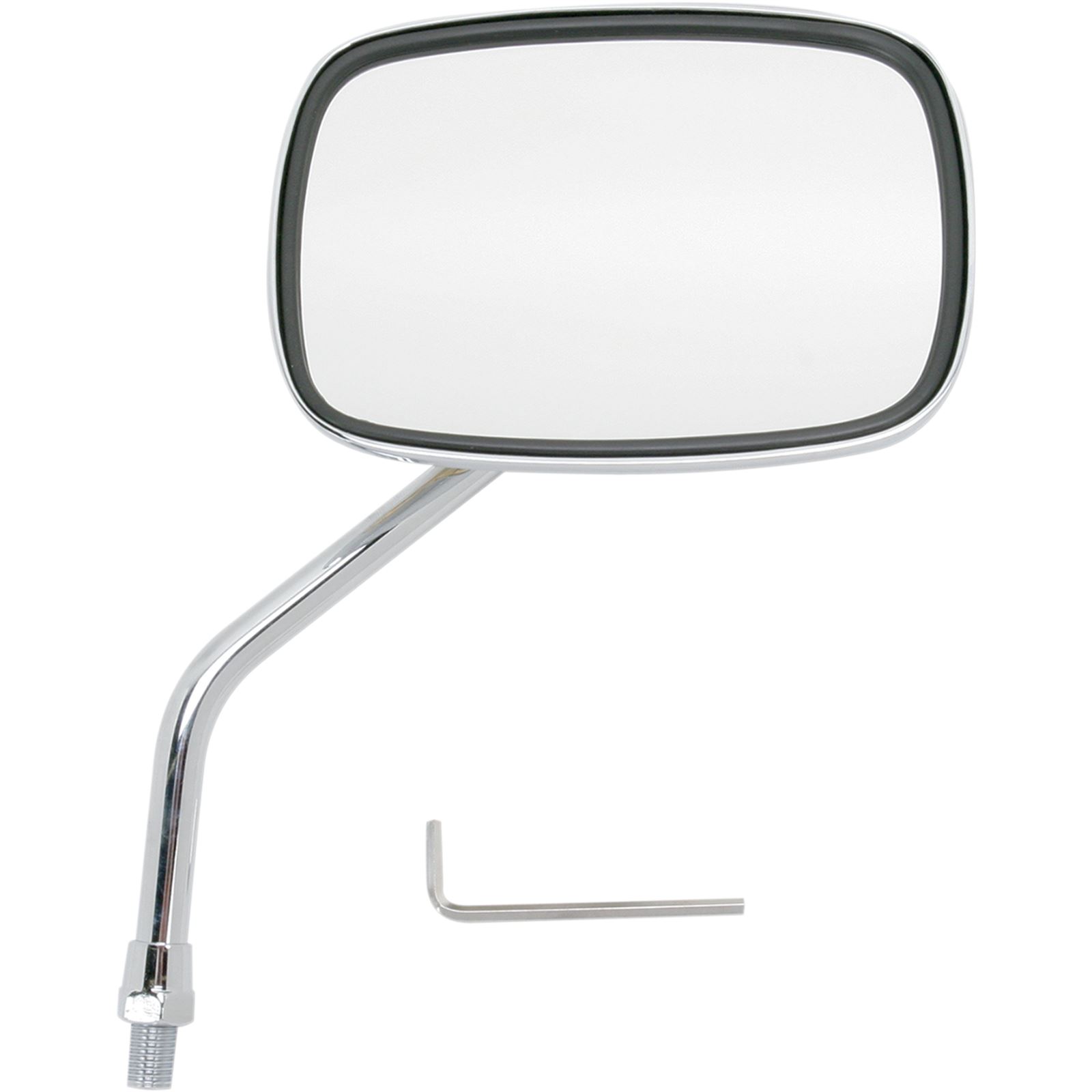 Emgo Live to Ride Free Mirror - Chrome/Gold - 10 mm - Left