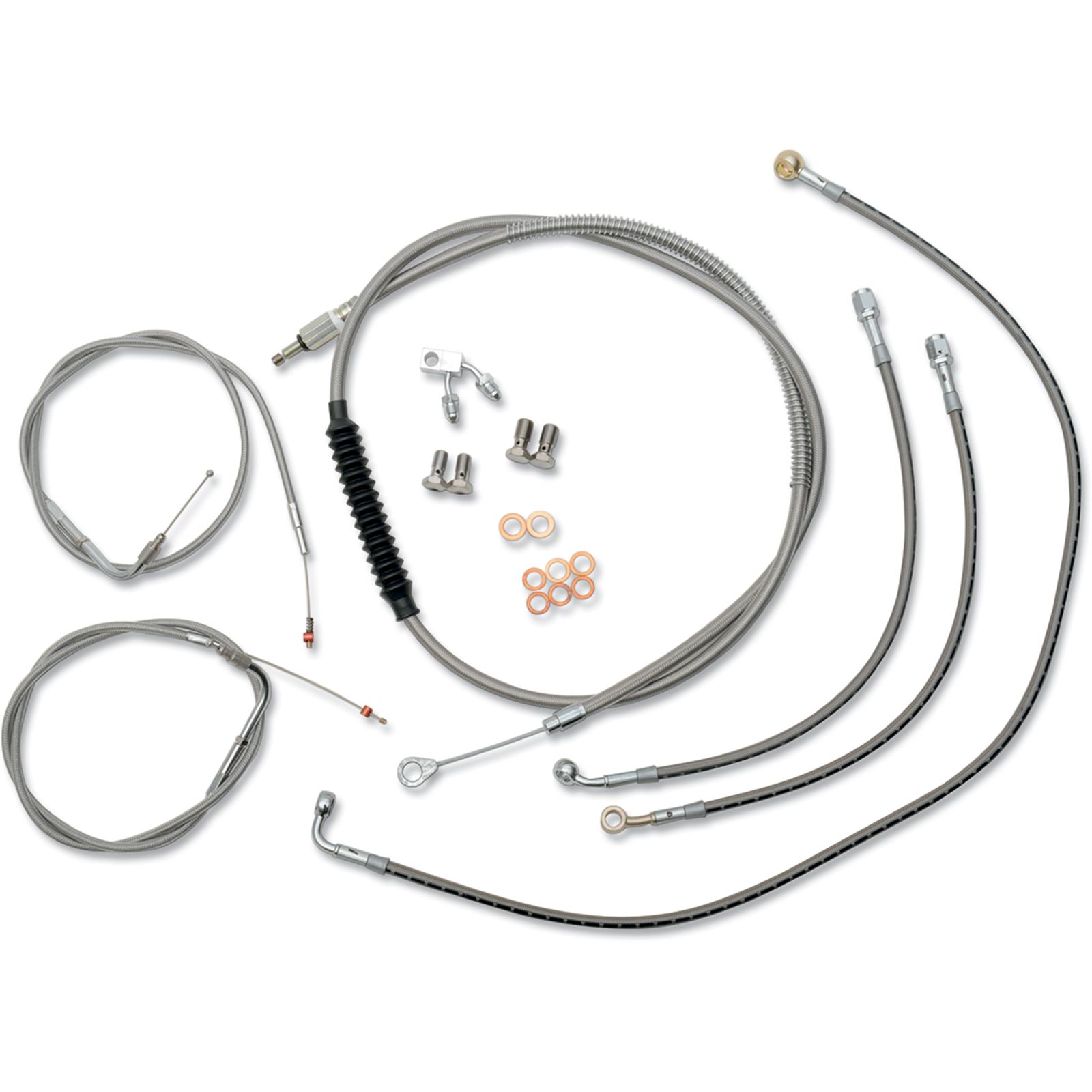 LA Choppers 18" - 20" Cable Kit for '16+ FXSB with  ABS
