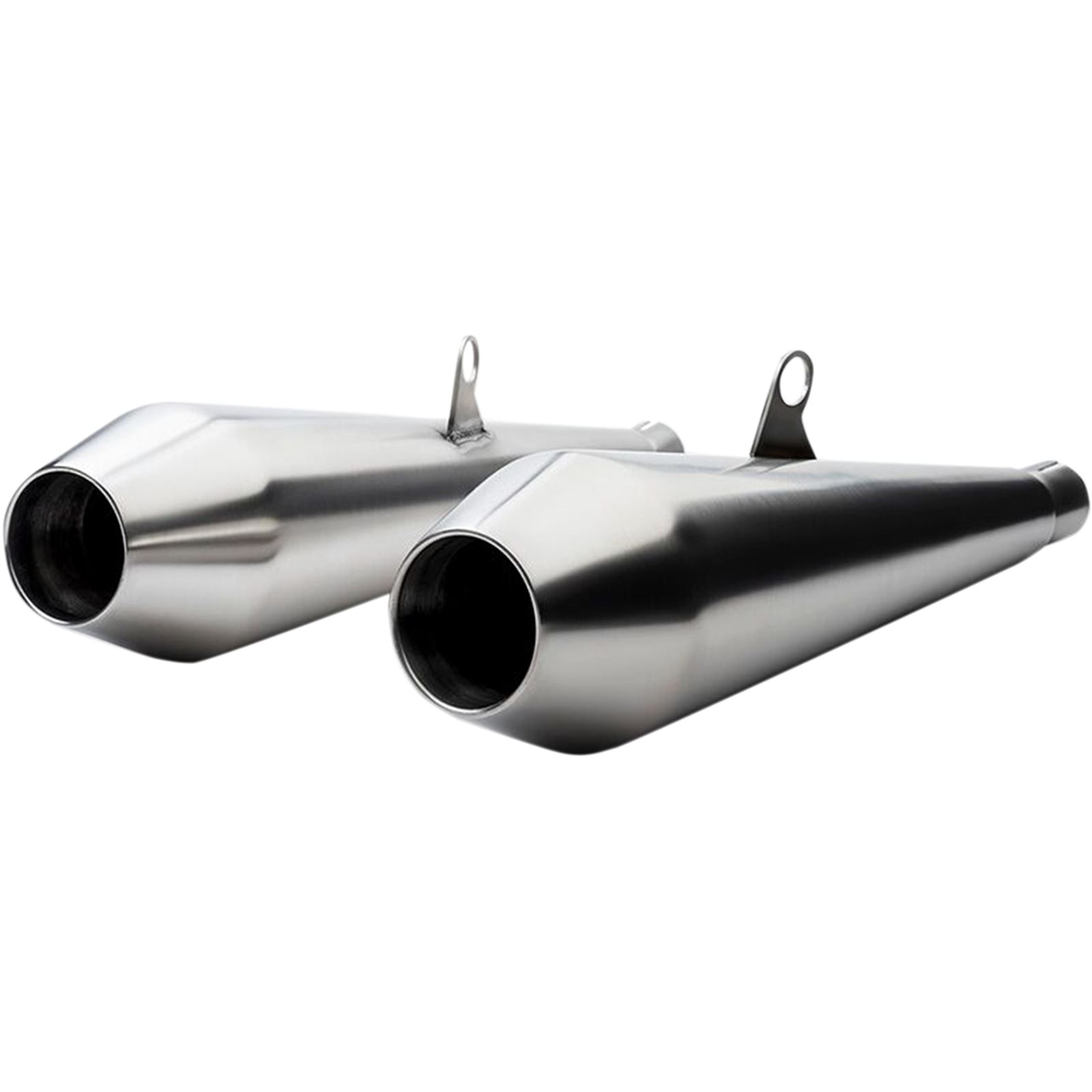 British Customs Predator Pro™ Mufflers Brushed is at Motomentum at a