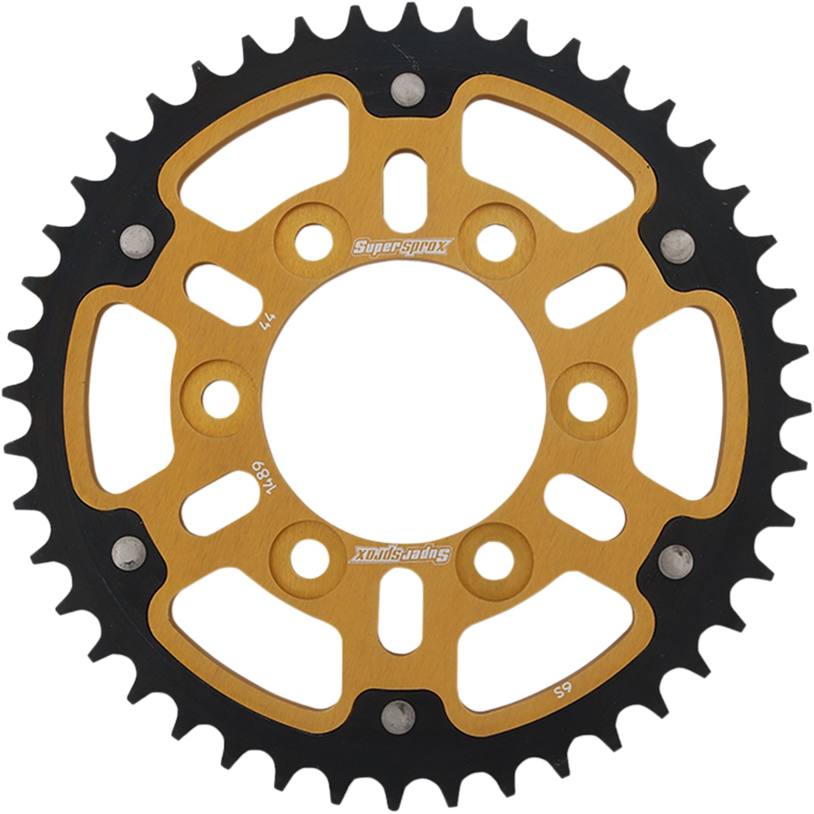 Supersprox Stealth Rear Sprocket (525 / 44T) (Gold) For 04-22 KAWASAKI ZX10R