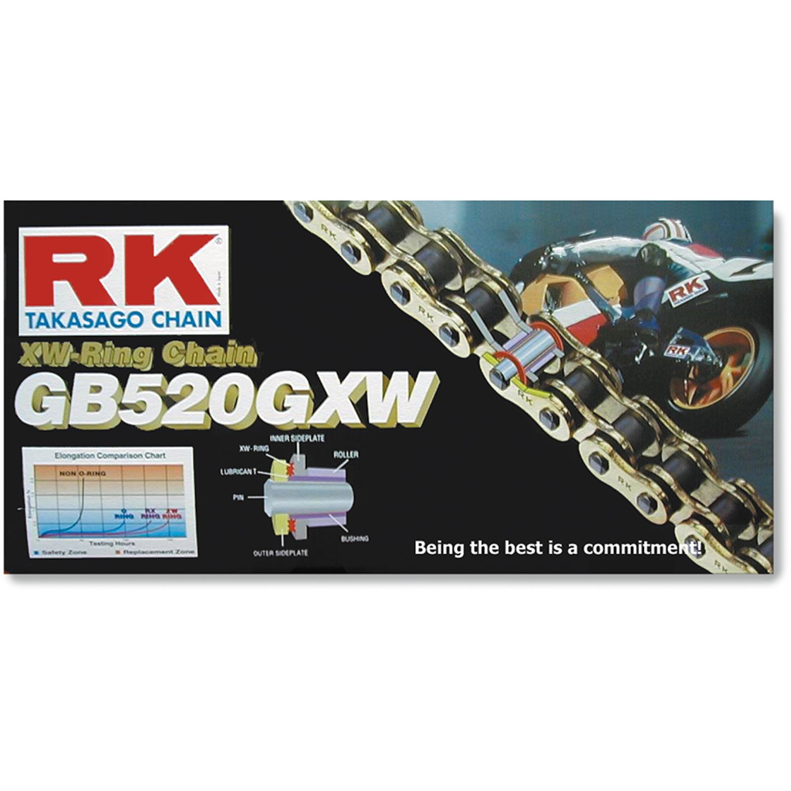 RK Excel GB 520 GXW - Drive Chain - 108 Links