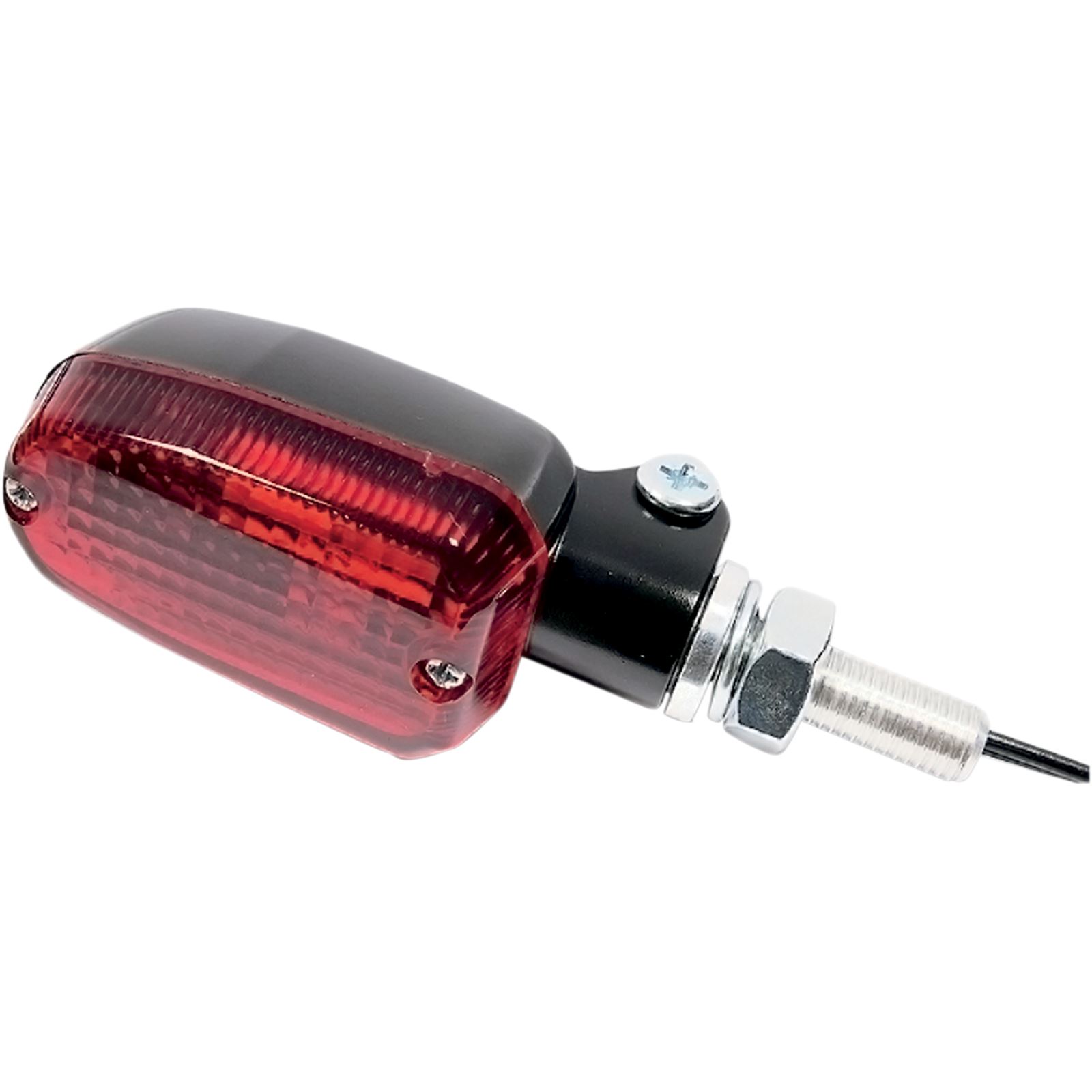 K S Marker Light - Single Filament - Black/Red
