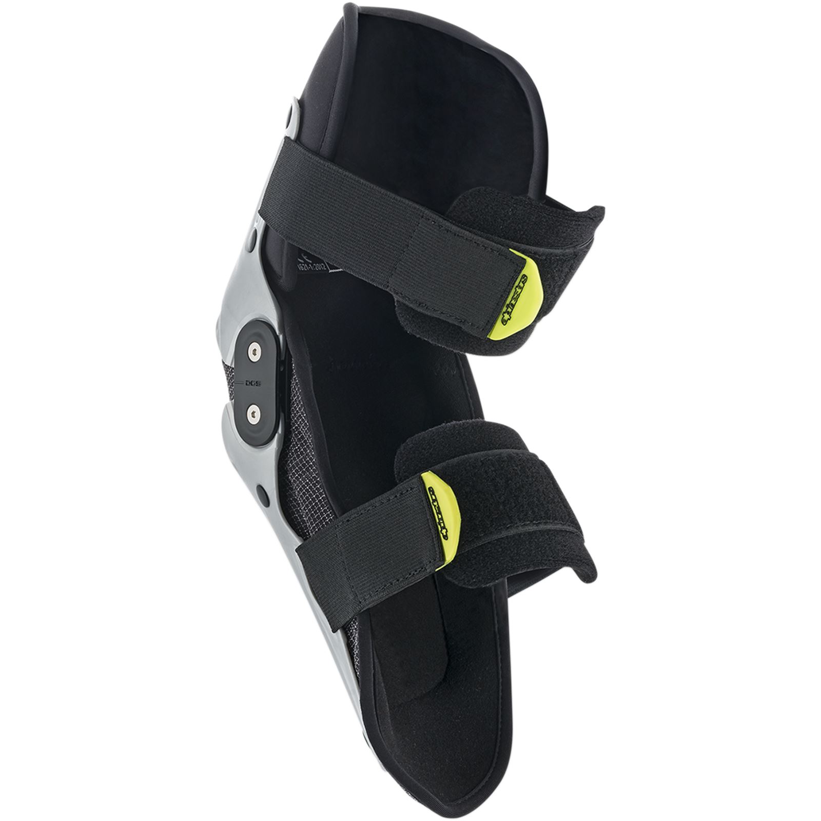 Alpinestars Youth SX-1 Knee Protectors - Silver/Yellow Fluorescent - Small/Medium