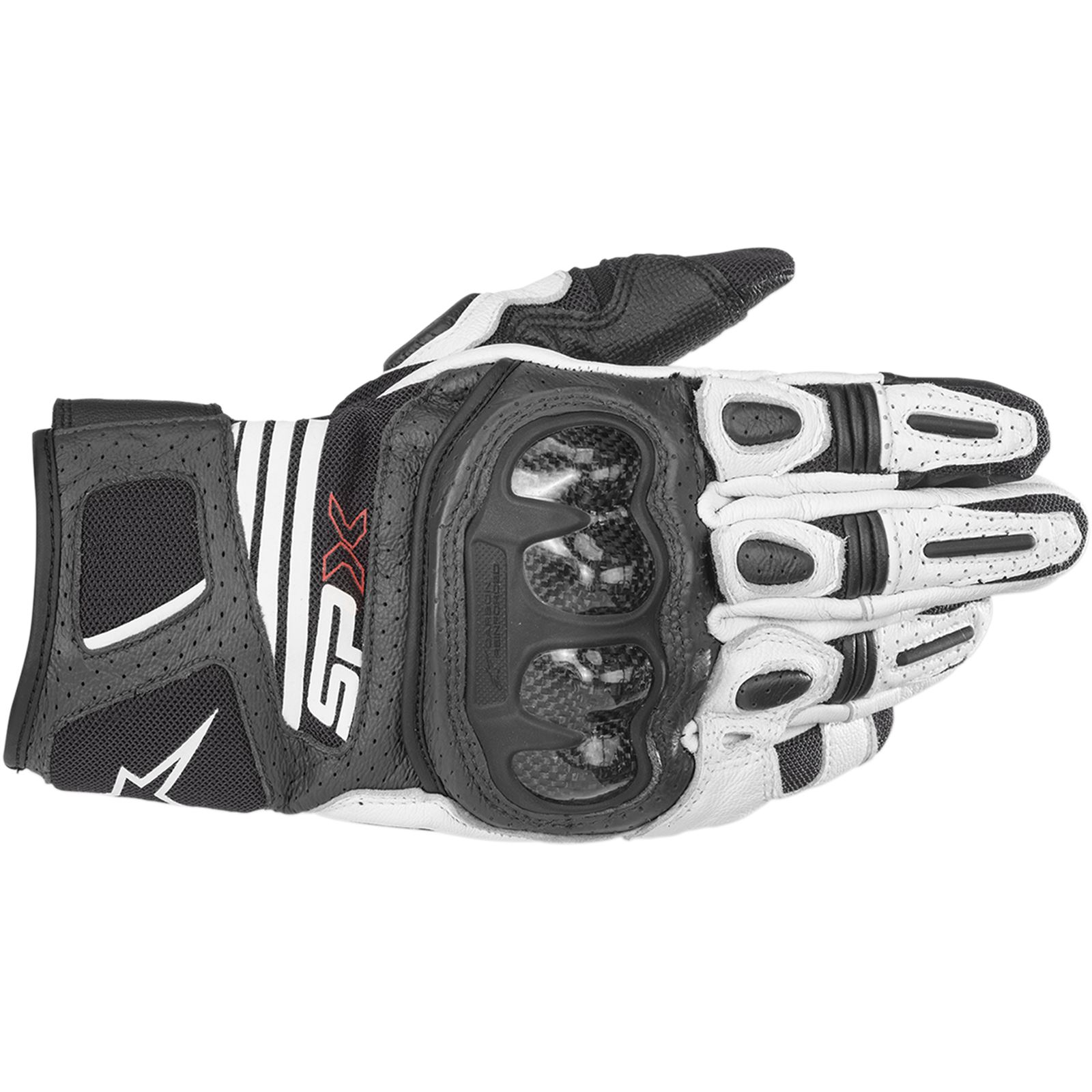 Alpinestars SPX AC V2 Gloves - Black/White - 2X-Large