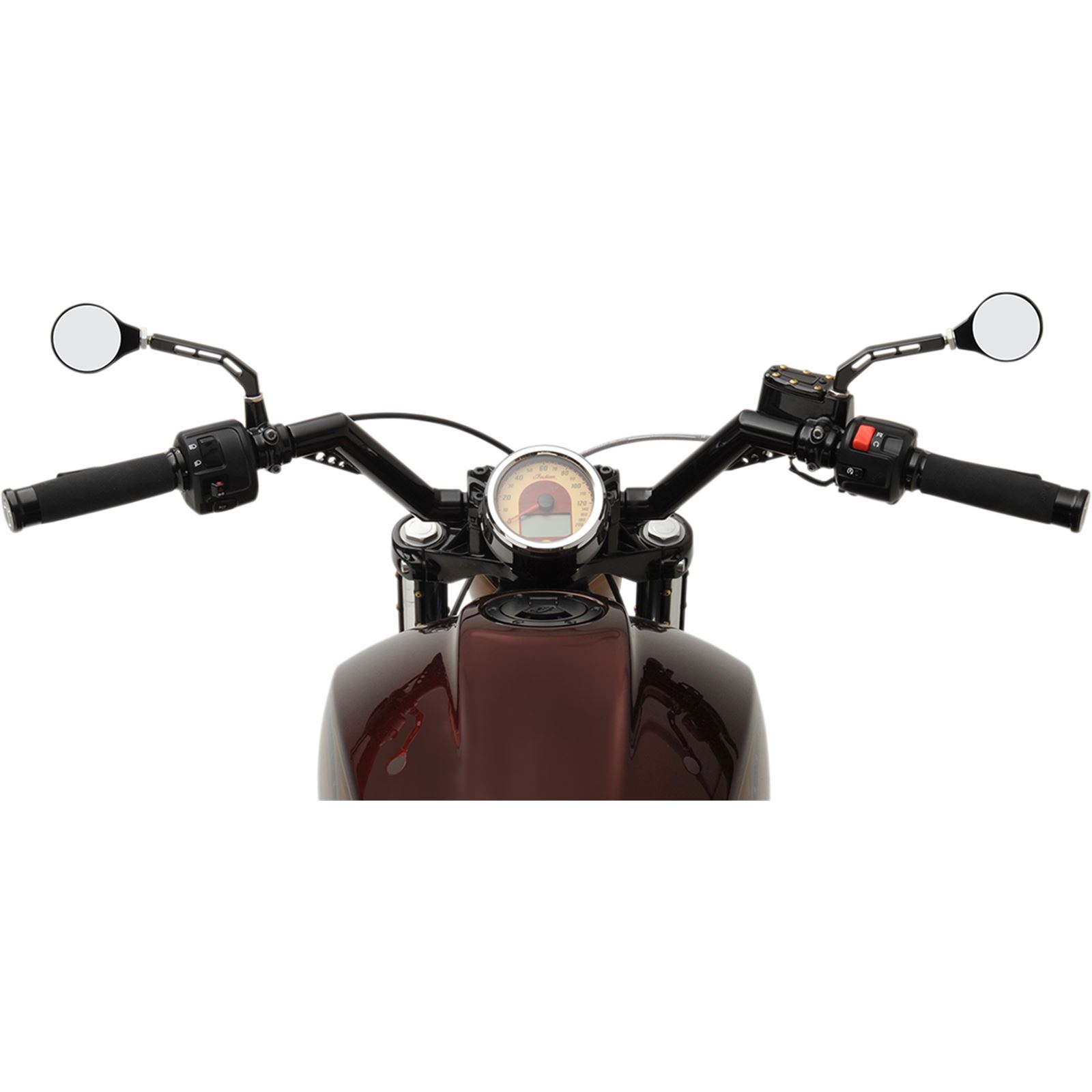 Trask Performance Black V Line Indian Scout Handlebar is at