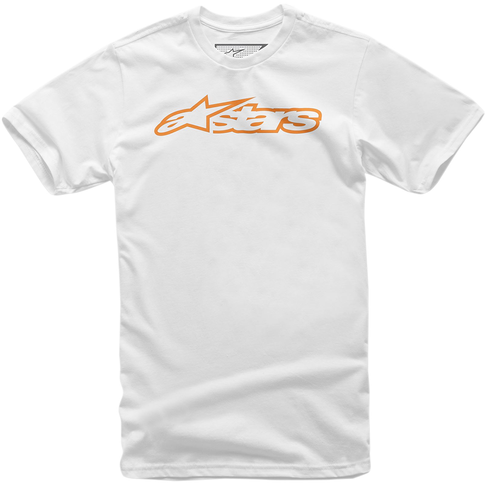 Alpinestars Youth Blaze T-Shirt - White/Orange - Small