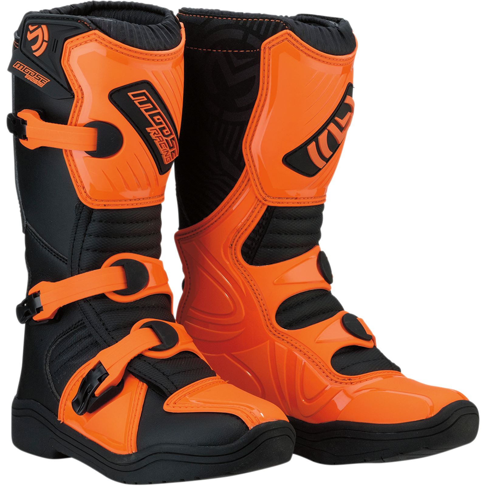 Moose Racing M1.3 Youth Boots - Black/Orange