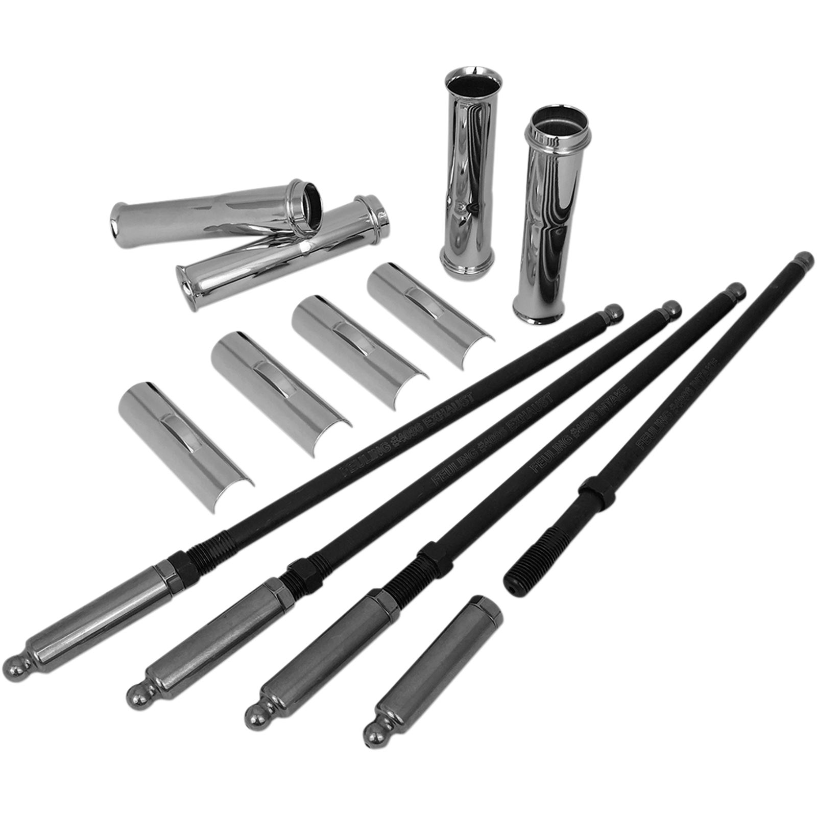 Feuling Quick Install Pushrods/Tube Kit - Twin Cam