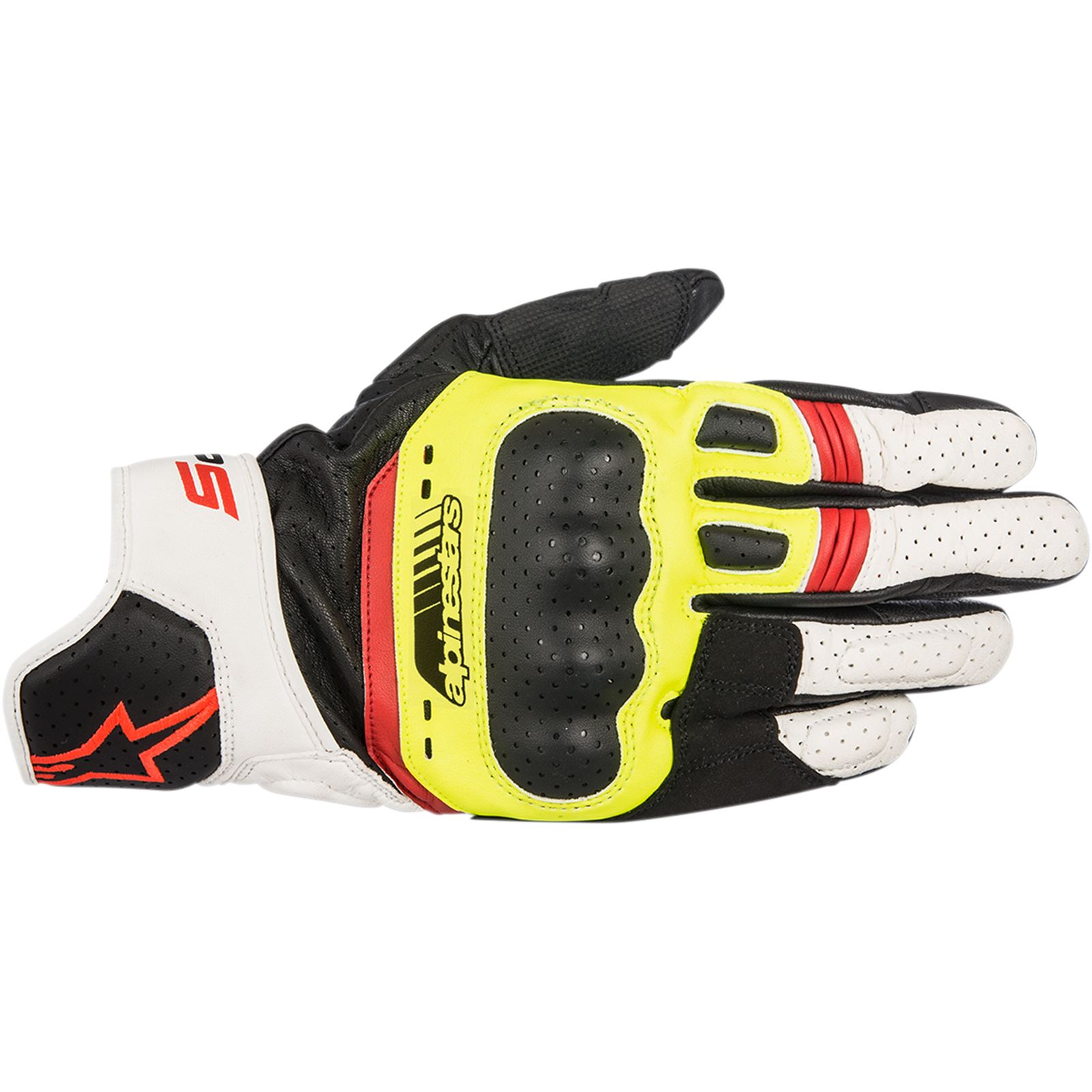 Alpinestars SP-5 Gloves - Black/Yellow/White/Red - 3X-Large