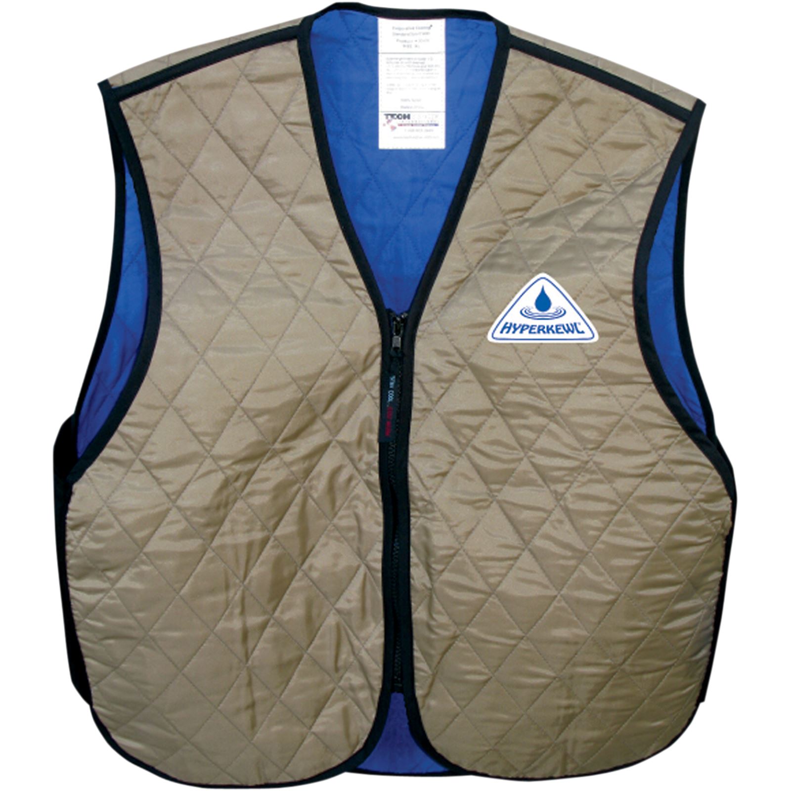 Hyperkewl Evaporative Cooling Sport Vest - Khaki - Medium