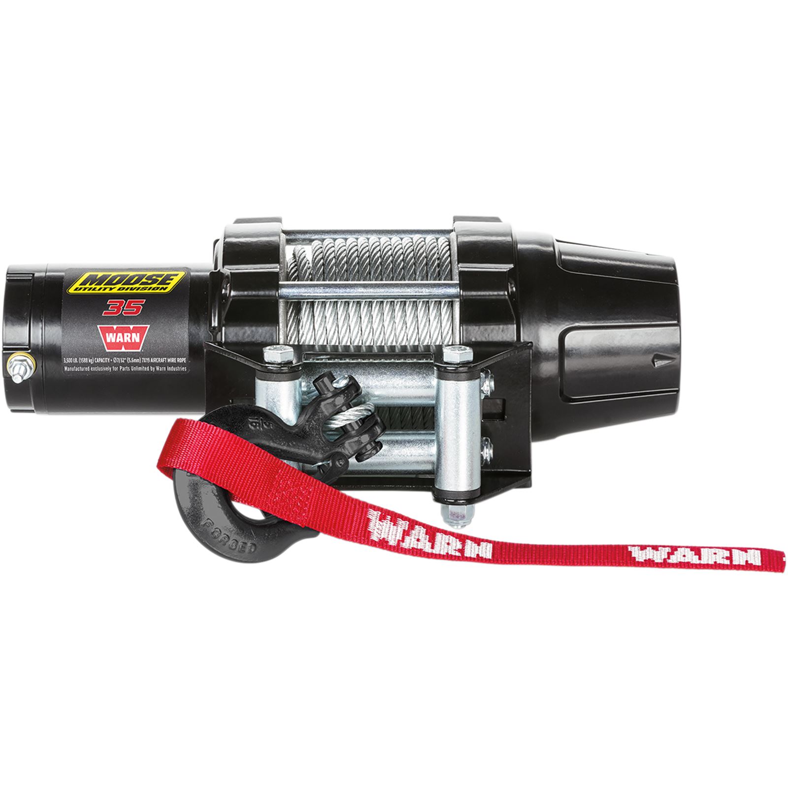 Moose Racing 3500 LB Winch - Synthetic Rope
