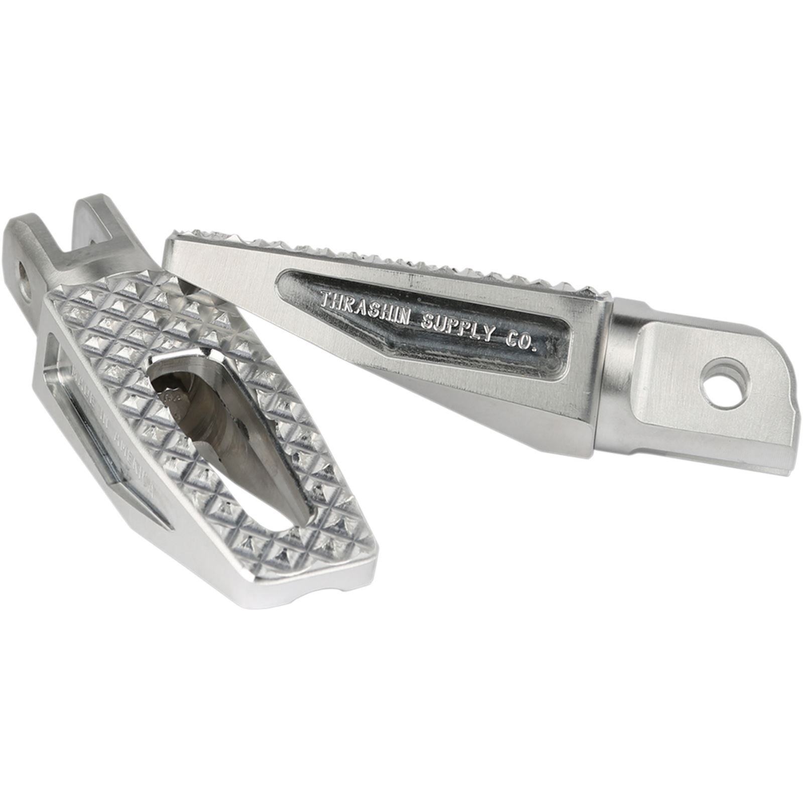 Thrashin Supply Company Footpegs Front P54 Raw Slim is at