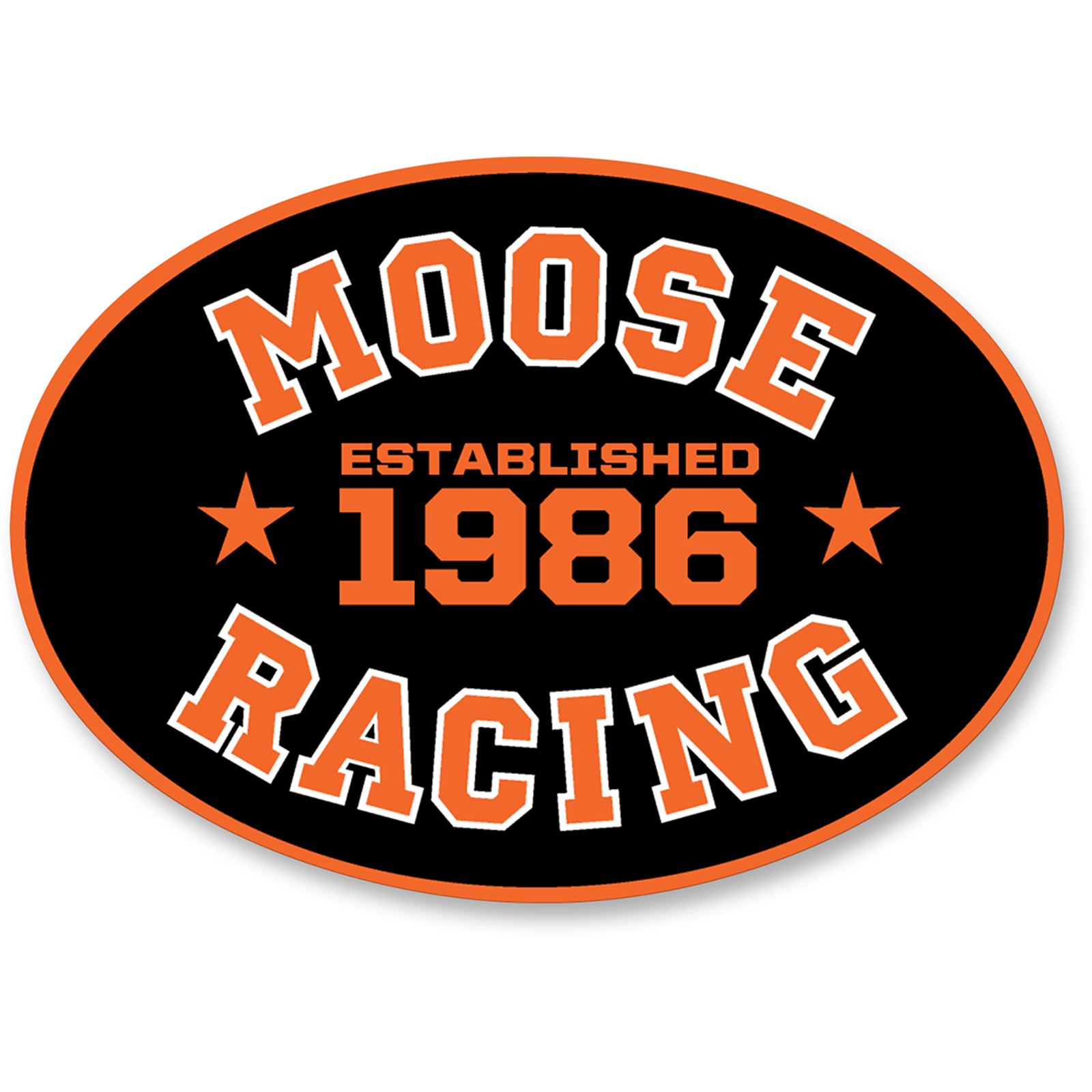 Moose Racing Collegiate Decal - 10/Pack