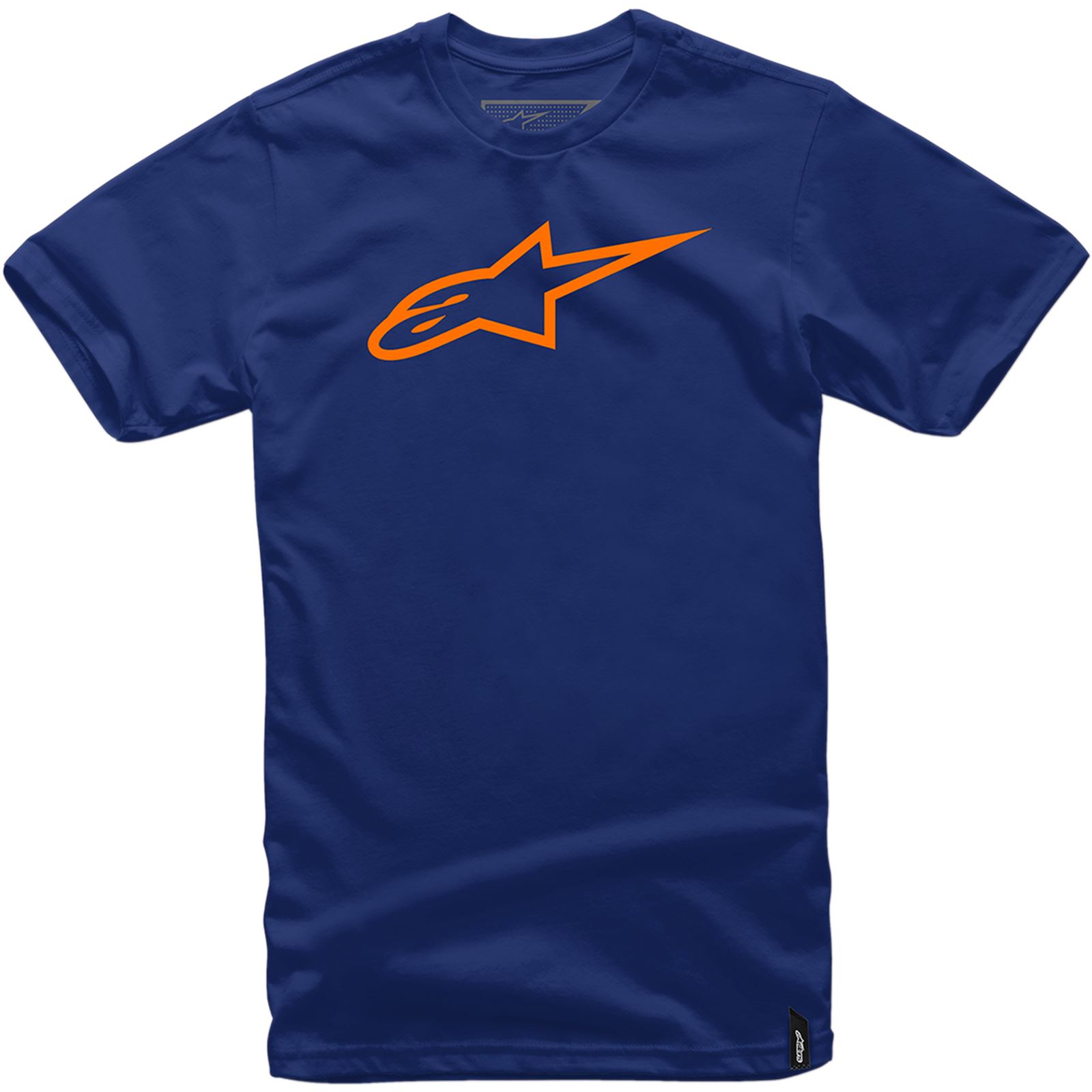 Alpinestars Ageless T-Shirt - Navy/Orange - X-Large