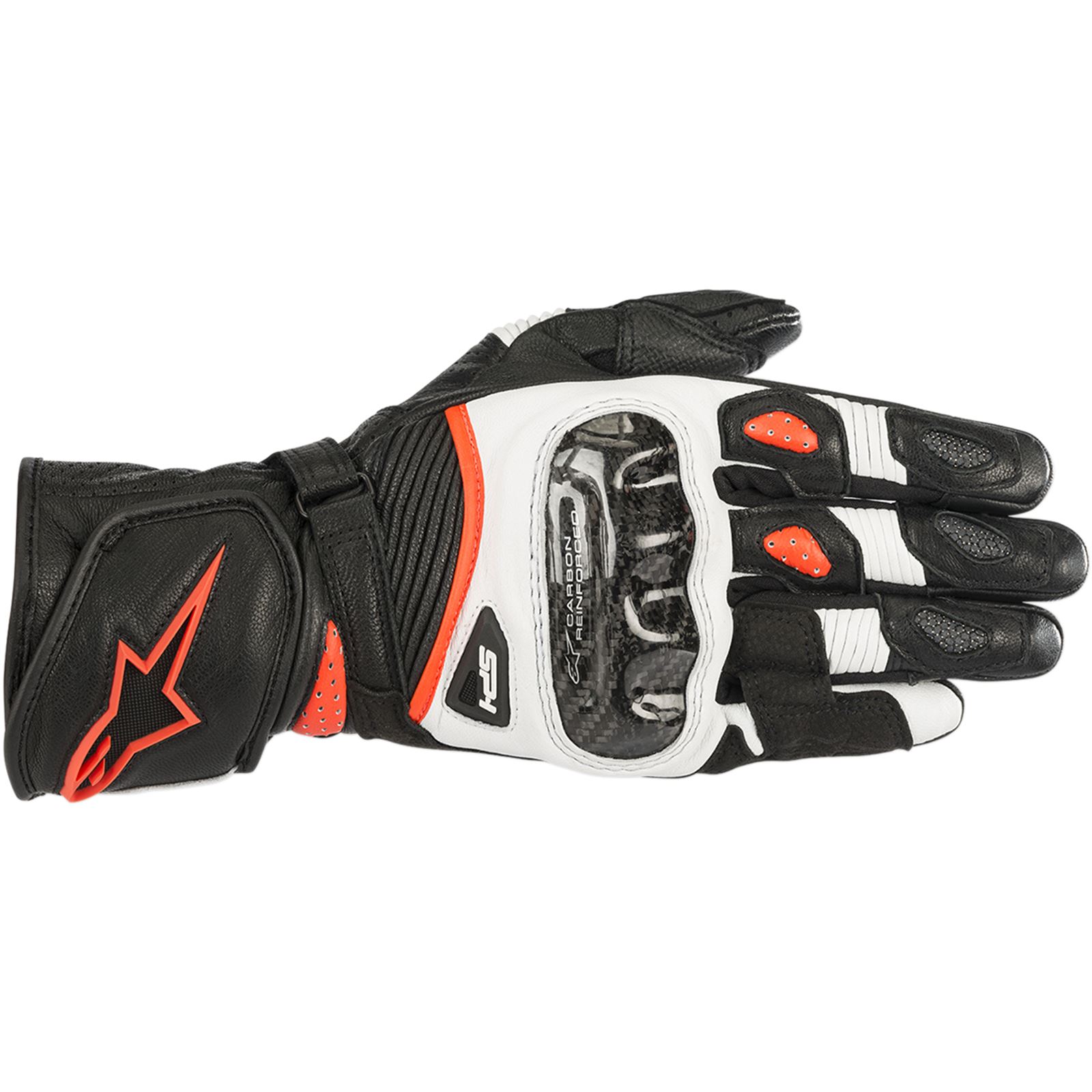 Alpinestars Stella SP-1 V2 Gloves - Black/White/Red - X-Large