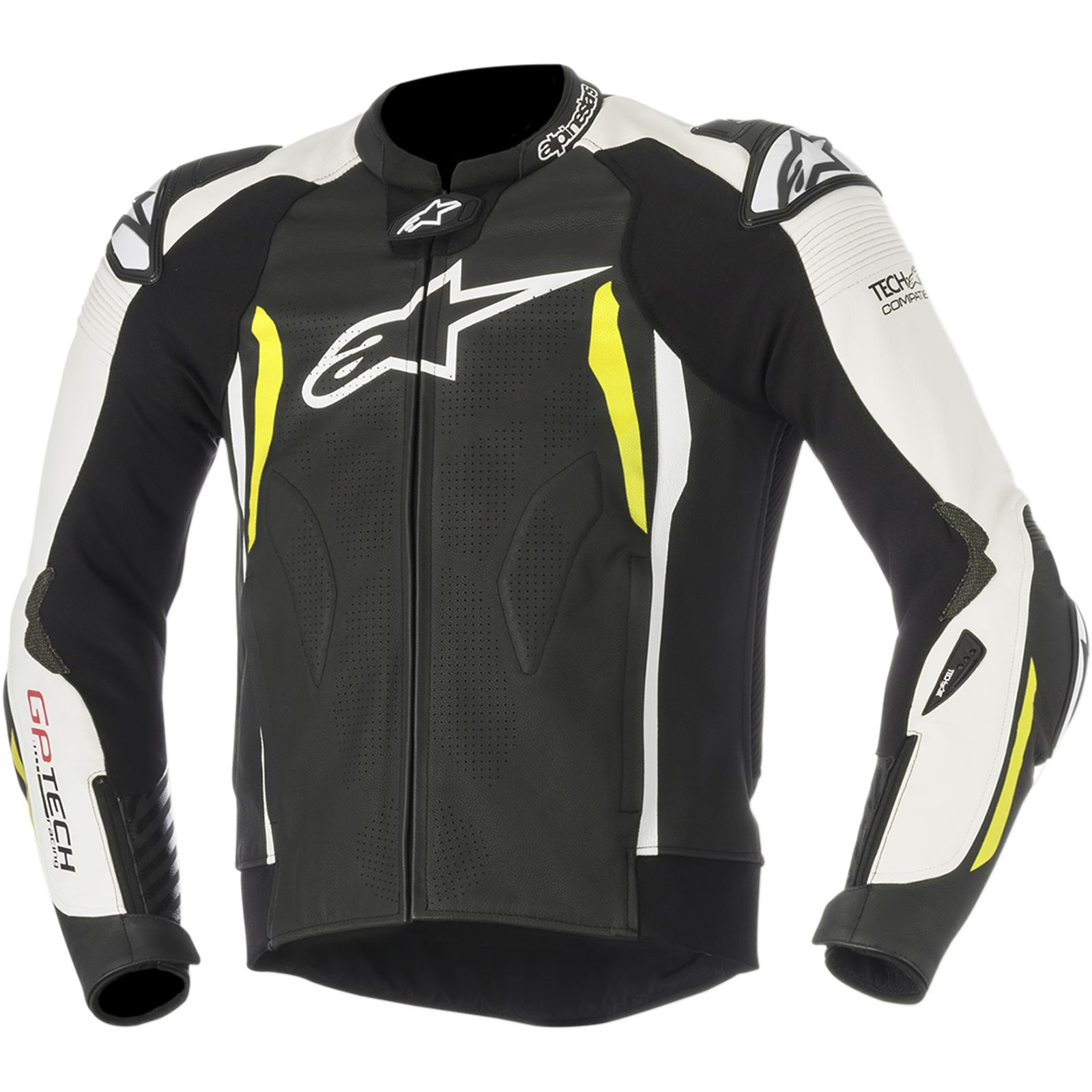Alpinestars GP Tech v2 Jacket - Black/White/Yellow - Large