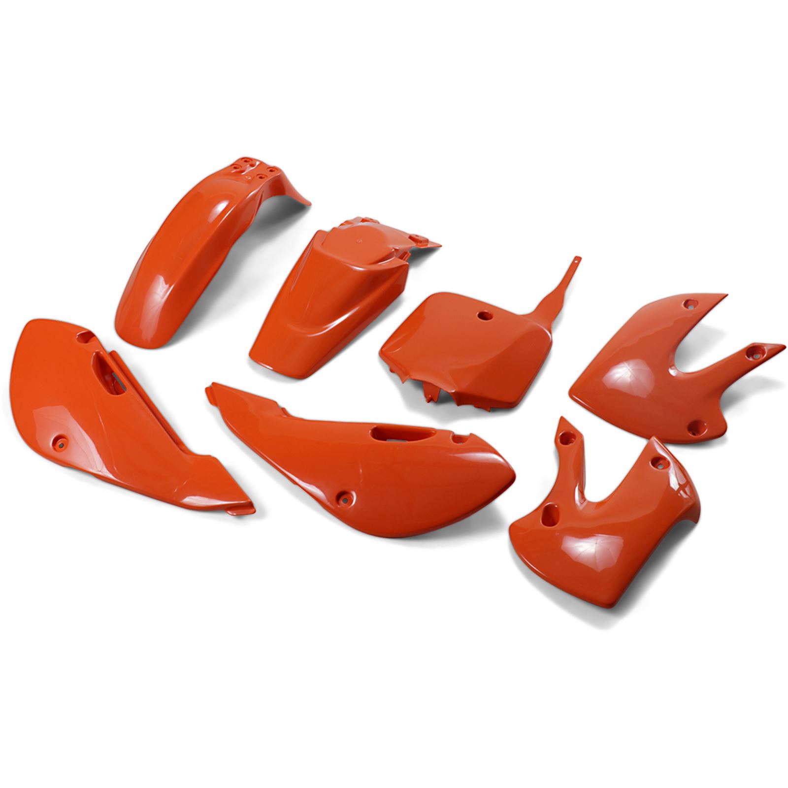 UFO Plastics Body Kit - Orange - KLX110 - '01-'09