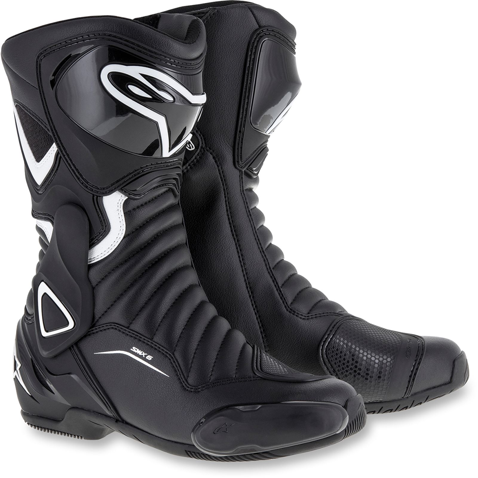 Alpinestars Stella SMX-6 v2 Boots - Black/White - Size 5.5
