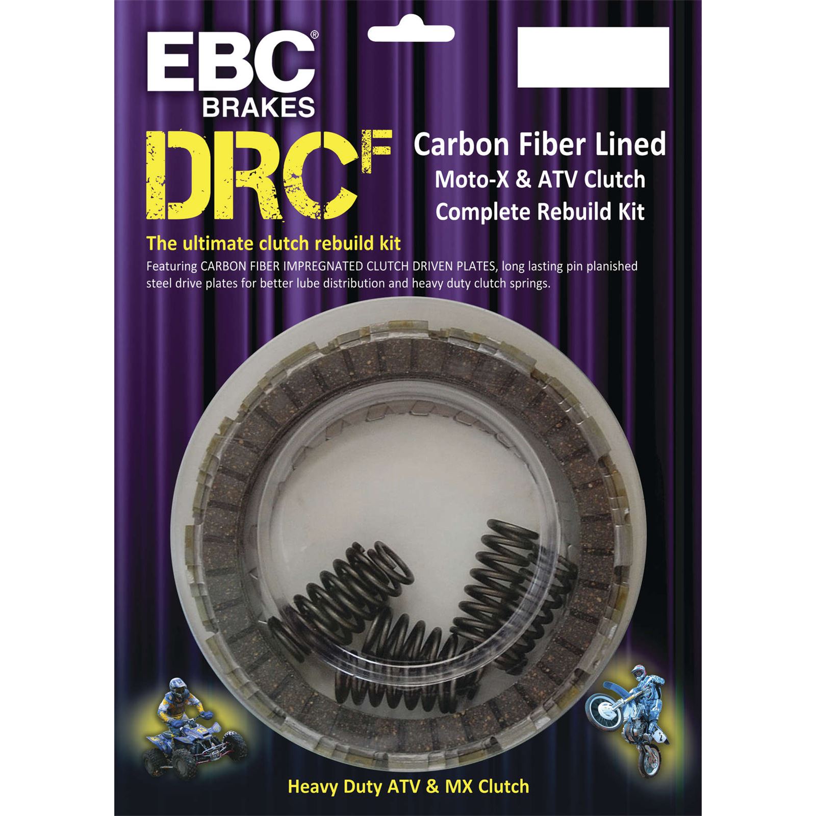 EBC Brakes Dirt Racer Carbon Fiber Clutch Kit - Motorcycle, ATV