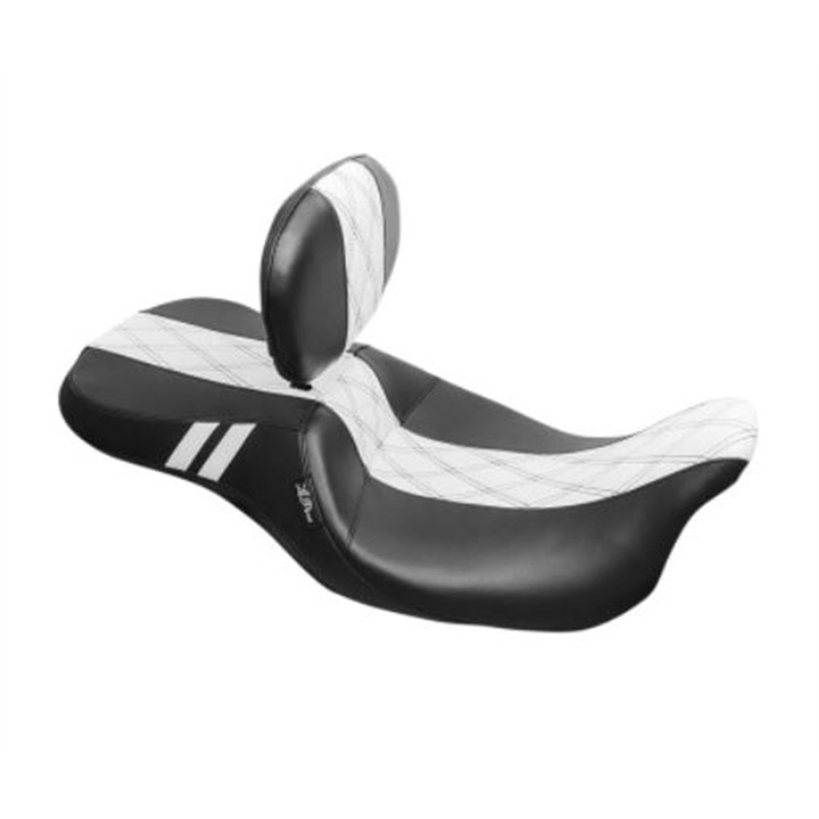 Le Pera Outcast 2-Up Seat with Backrest - White - FLH