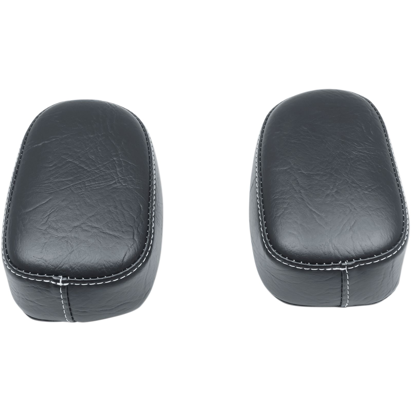 Mustang Motorcycle Products Armrest Pads - Roadmaster - White Thread