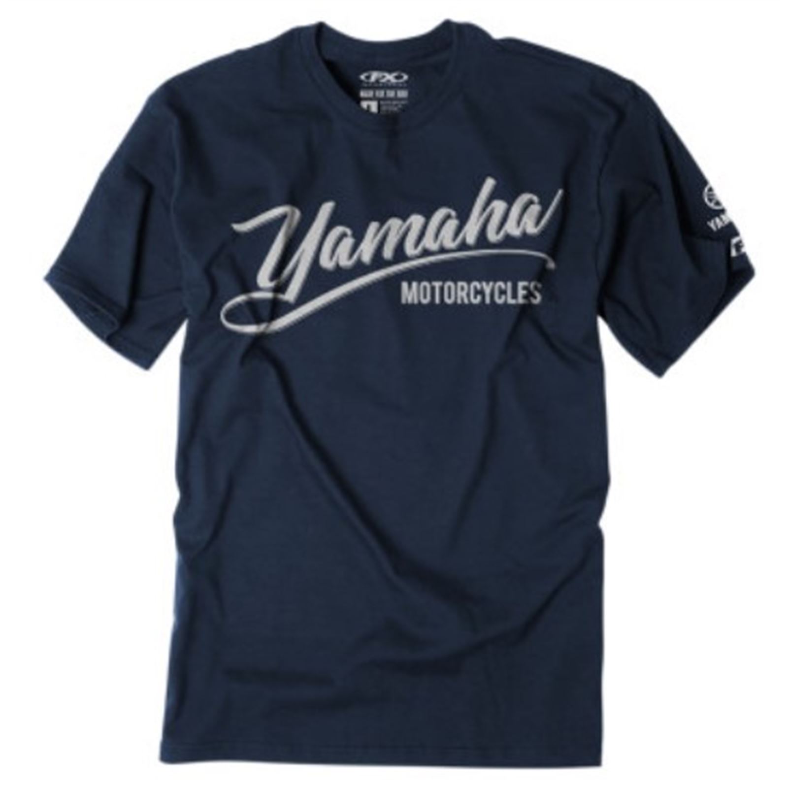 Factory Effex Yamaha Script Tee Shirt - Navy - Medium