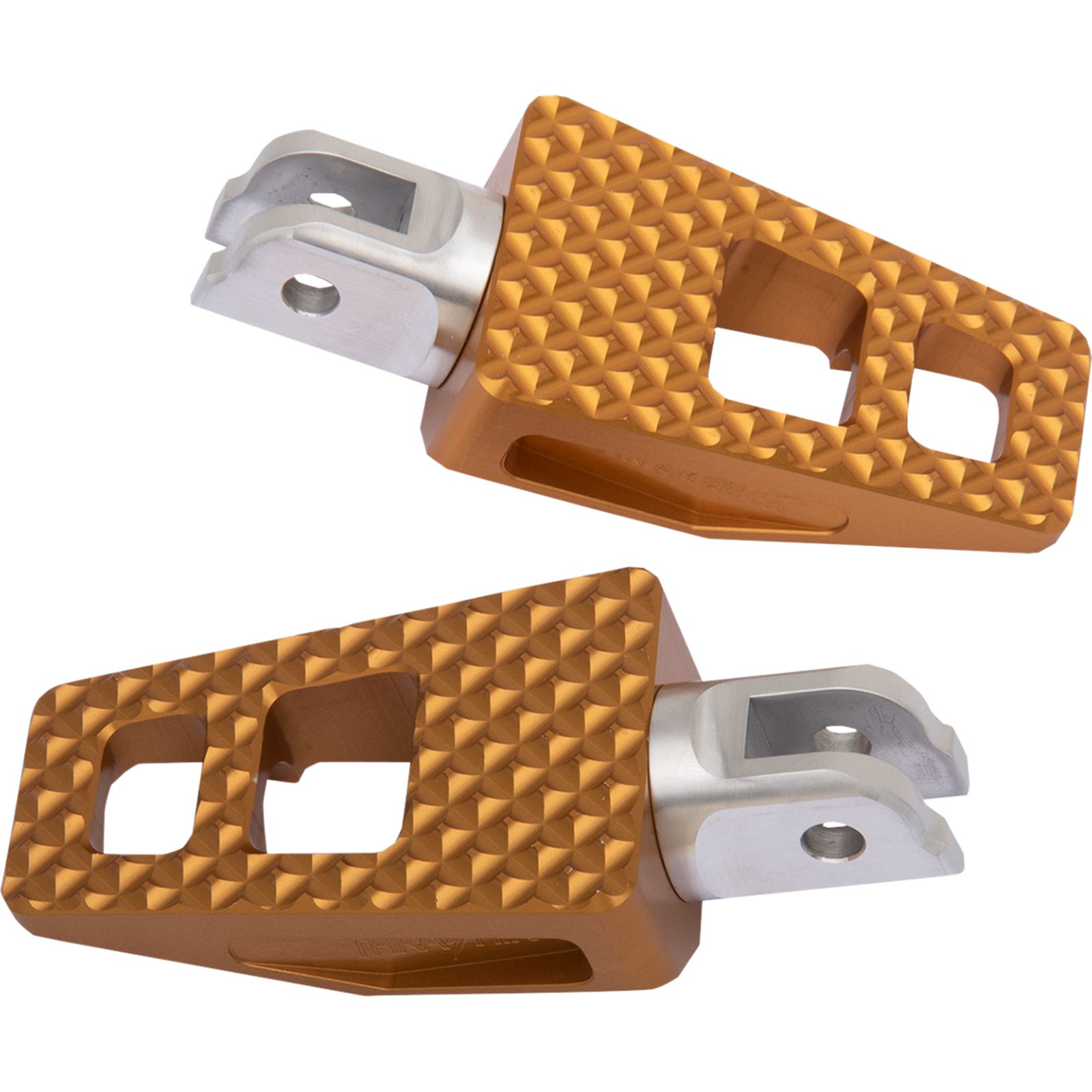 Thrashin Supply Company Front P-54 Footpegs - Gold - Softail