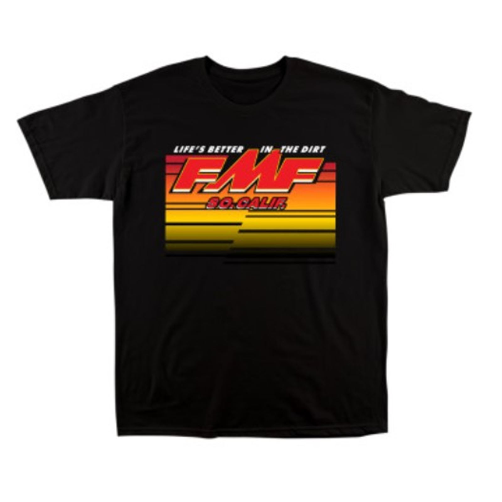 FMF Racing Night Rider Tee Shirt - Black - Small