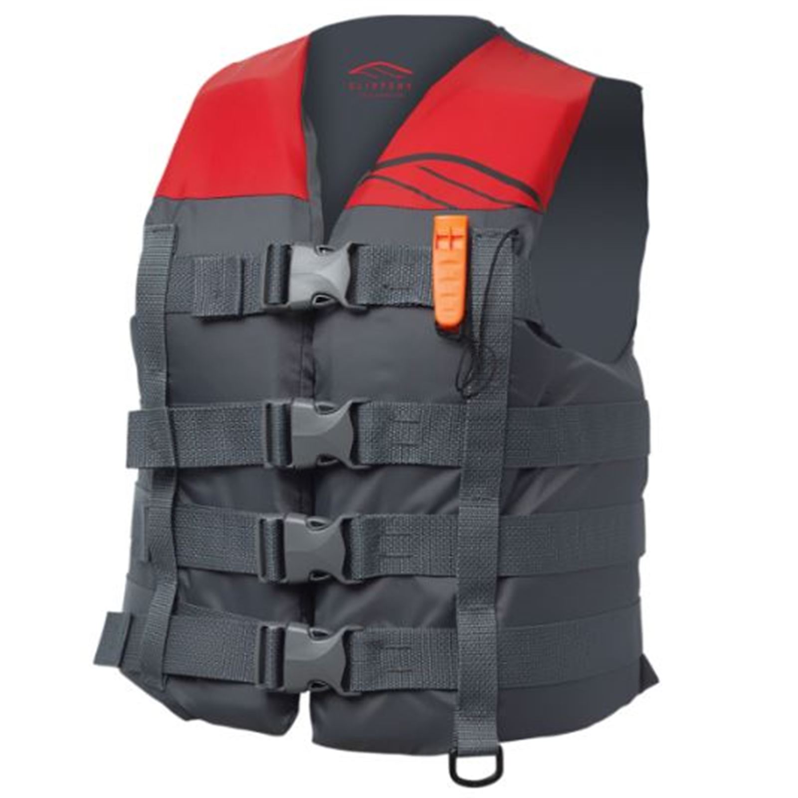 Slippery Hydro Vest - Charcoal/Red Small/Medium 32"-42"