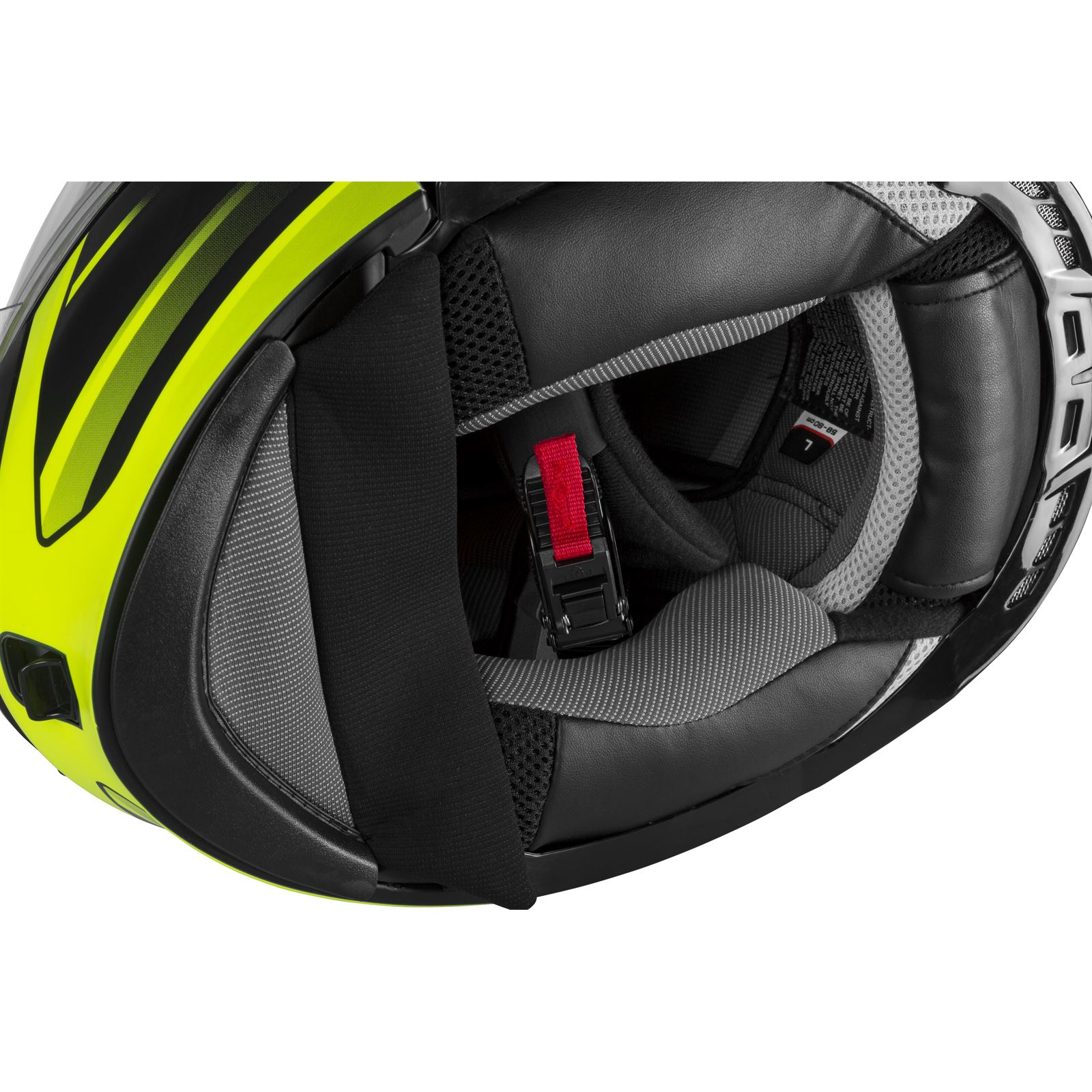 GMax MD01S Modular Helmet with Electric Shield Matte Black/HiVis