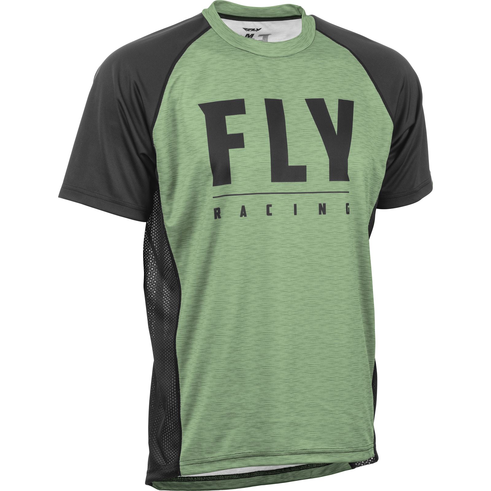 Fly Racing Super D Jersey (Sage Heather/Black, Large)
