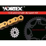 Vortex Sprocket/Chain Kit Gold