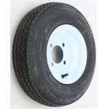 AWC Trailer Tire And Wheel Assembly White