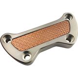 Brass Balls Top Clamp Hammered Copper/Natural 