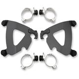Memphis Shades Road Warrior Mounting Kit - Black - FXDWG