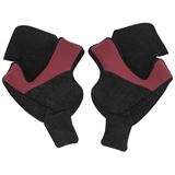 X-Lite Helmets X-1004 Replacement Parts Cheek Pads 40mm - Grey/Red - X-Small - Small