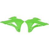 UFO Plastics Radiator Shroud - KX 85 '14 - Green