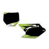 Factory Effex Graphic Number Plates - Black - KX450F