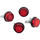 Chris Products Mini-Reflectors - Red - 4/Pack