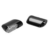 Arlen Ness Accessory Marker Lights - Amber/Front - Black