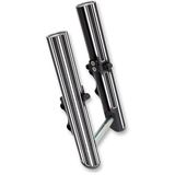 Arlen Ness Hot Legs Fork Legs - Custom Single Disc - 10-Gauge - Black/Silver
