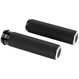 Arlen Ness Black Dual Ring Grips for Throttle by Wire