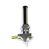 2FastMoto Petcock Fuel Valve 22mm Thread 5/16" - Chrome for Harley 