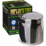 Hiflofiltro Oil Filter Chrome